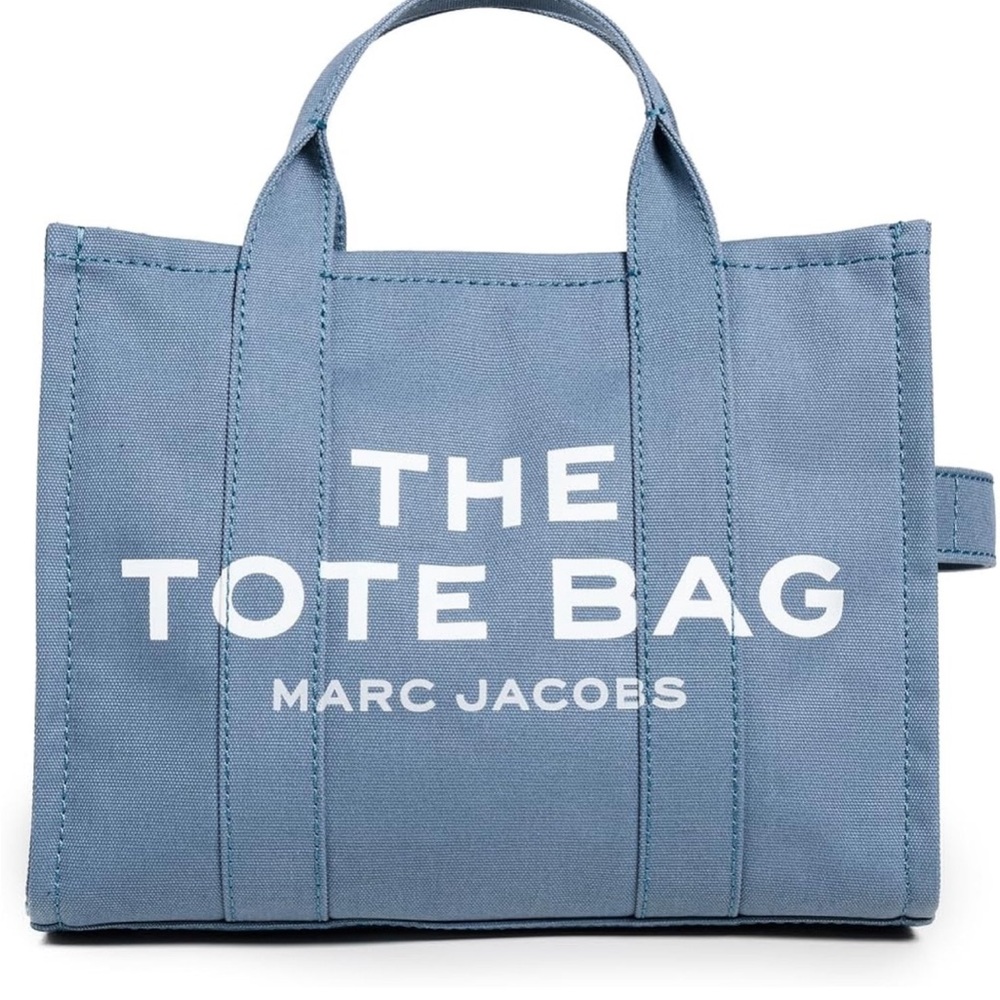 Marc Jacobs Blue 'The Tote Bag' Canvas Tote